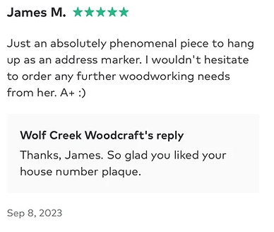 Customer review